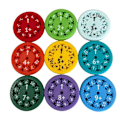 Pikkukuva 1 / 5: 2024 Uudet Matemaattiset Fidget-pyörittäjät Oppijoille, jotka Oppivat Jakolaskua ja Kertolaskua Yhdellä (Lisää tai Vähennä 9) 9pcs - multiplication division