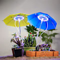 Miniatyrbillede 4 af 4: Vækstlys til indendørs planter Lille paraplyformet 48 LED plantevækstlys med 3/9/12 H timer Fuld spektrum Halo plantevækstlamper til drivhus, no remote control