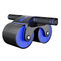 Miniatyrbillede 1 af 5: Abdominal Hjul Automatisk Tilbagefald AB Roller Multifunktionel Muskelrulle Hjul blue  black