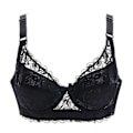 Miniatyrbillede 1 af 3: Flot Kvinders Push-Up BH Spids BH Sexy Lingeri Støtte BH AA A B C D black 85abcd