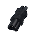 Miniatyrbild 2 av 4: C6 till C5 rak adapter hane till hona adapter C6 till C13 adapter kabel adapter C6 till C15/c6 till C7 kompakt storlek hållbar c6 to c13