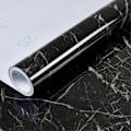 Miniatyrbilde 1 av 5: Marmor tapet stor selvklebende vinyl, vanntett ekstra tykk kontaktpapir selvklebende vinylfolie for møbler redo kjøkkenbenker etc 6 white crack