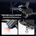 Miniatyrbilde 5 av 5: Minidrone med 1080p HD FPV-kamera, fjernkontroll, leketøygave for gutter og jenter med høydehold, hodefri modus, startfartsjustering og tre batterier