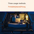 Miniatyrbild 4 av 5: LED Campinglampa USB Laddningsbar Tältlampa Nattlampa Utomhus Fiskefest round 2000 mah