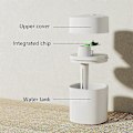 Miniatyrbillede 4 af 5: Aromaterapi Luftfugter Bil Mini Desktop USB Husholdning Virksomhed Sød Kæledyr Lydløs Gave Luftfugter