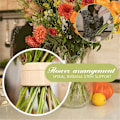 Pikkukuva 2 / 4: Kierteinen Ikebana-varrenpidike - Kierteinen varrenpidike maljakoille, kierteinen kukkavarrenpidike, Gracehomee kierteinen Ikebana-varrenpidikerenka, kukka-asetelman pidike small and large