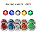 Pikkukuva 1 / 5: 12v-dc 10 kpl Led-merivalovene, vedenpitävä 3 Led-kansivalo 3/4&quot; pyöreä veneen sisänavigointivalo sininen green