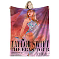 Miniatyrbild 1 av 5: Berömd sångare flanellfilt Taylor Swift presentfilt luftkonditioneringsfilt napfilt täcke kändisfilt 100*150cm