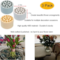 Miniatyrbillede 2 af 5: 3-pak Spiral Ikebana-stilkholder til blomster - Blomstergitter til vase - Bloom Shaper - Blomsterarrangement-holdertilbehør - Blomsterfrøer til arrangementer Vase large size 3pcs