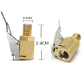 Miniatyrbillede 3 af 5: 8mm Bil Dæk Hjul Dæk Luft Chuck Inflator Pumpe Ventil Klip Stik Adapter