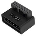 Miniatyrbilde 1 av 5: PH19B USB 3.0 Intern Header USB3.0 19/20P Sokkeladapter Konverter for Datamaskin Hovedkort