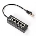 Miniatyrbillede 1 af 4: Ryra Rj45 1 Han Til 4 Hun Lan Ethernet Stik 2/3 Port Splitter Ethernet Kabel Netværk Extender Kabel Adapter Tilbehør -GSL