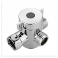 Miniatyrbilde 1 av 5: 3-veis Diverterventil Tommel Dusjarm Diverter Dusjadapter Dusjsystem Utbyttedel