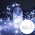 Miniatyrbilde 1 av 5: Julepynt 10 stk 1m 10LED Lys Batteridrevet Kobbertråd Dekor Jul