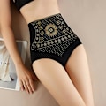 Miniatyrbillede 1 af 5: Ionstech Unik Fibergenoprettende Former, Grafen Honningkam Mavenkontrol Høj, Hofteforstærker Shapewear, Elastisk Kropsformer black m