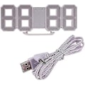 Miniatyrbillede 3 af 5: 14,8'' LED-ur, fjernbetjening med multifunktion, automatisk lysstyrke stort digitalt vægur Tingquan 5.30