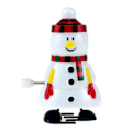 Pikkukuva 1 / 5: 3 hauskaa kellokonelelua jouluhahmoilla vauvoille ja pienille lapsille snowman