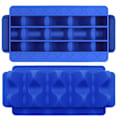 Miniatyrbillede 3 af 3: Taco Holder Stativer, Silikon Taco Bakke Plader Holder Op Til 3 Eller 4 Tacos Hver, Taco Stativ Stativ Bakke red s