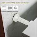 Miniatyrbillede 2 af 5: Sengestativ Anti-rystningsværktøjer Trådede Justerbare Hovedgavlstøtte Stopper Hvid Stabilisator Teleskopisk Sengeside