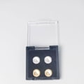 Miniatyrbillede 1 af 5: 4/ 6 Par Ørehængs Løfter Hypoallergeniske Ørehængs Bagstykker Til Hængende Ører, Tunge Ørehængs Støtte Bagstykker, Belagte Sikre Ørehængs Løfter 4 pairs daisy shape
