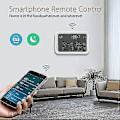 Miniatyrbillede 3 af 5: Smart Temperatur- og Luftfugtighedssensor Zigbee Trådløs Hygrometer Termometer Med App-advarsler Og Dataeksport Til Drivhus Vinkælder Zigbee Hub Nødvendig