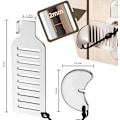 Miniatyrbilde 2 av 4: Bærbar dørstopper for reiser, forbedret reisedørstopper hotell dørstopper leilighet sikkerhetsenhet dørstopper 6.15 2pcs