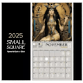 Miniatyrbilde 3 av 4: Warrior Goddess 2025 Månefasekalender, 2025 Veggkalender med 12 Måneder l