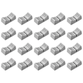 Miniatyrbillede 1 af 5: 20 stk. 24mmx11mmx10mm Konsol Mixer Glide Fader Knapper Udskiftning til Potentiometer Grå Knob Sort