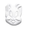 Pikkukuva 1 / 5: Tyhjä värillinen maalausnaamio naamiaisasu Pulp-naamio päiväkoti DIY-tarvikkeet Jikaix_GET IT -lahjat rabbit