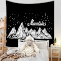 Miniatyrbild 1 av 4: Amerikansk Alfabetisk Väggbonad Sängöverkast Picknickfilt Väggdekor för Strandfilt Bordduk 3 150x130 slim