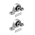 Miniatyrbilde 3 av 5: 4 stk. Lagerhus Flenslager 10mm Kp000 Kugleleje Blok Pudeblok Lager Til Reservedele Til 3d Printer -JRDG