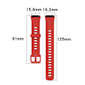 Miniatyrbillede 5 af 5: 2023 Silikone Rem til Huawei Band 7 Smart Watch Armbånd -GSL orange2553