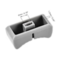 Miniatyrbillede 4 af 5: 20 stk. 24mmx11mmx10mm Konsol Mixer Glide Fader Knapper Udskiftning til Potentiometer Grå Knob Sort