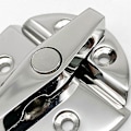 Miniatyrbillede 3 af 5: Marine Grade Rustfrit Stål Båddør Skab Lukke Rund Drejeknap Twist Catch Latch Tilbehør