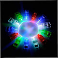 Miniatyrbilde 4 av 5: LED Fingerlampe, 20 stk Fingerlykter, LED Fargerike Fingerlys, LED Fingerlampe Gave, Lysringer