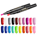 Miniatyrbillede 1 af 2: 2 stk Gel Polish Pen Hybrid Lak Pen Semi Permanent Neglekunst Soak c