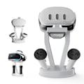 Miniatyrbillede 1 af 5: VR Opbevaringsstativ til Meta Quest3/Oculus Quest 2 VR Briller, Opgraderet VR Headset Skrivebordsorganisator Display Holder med Controller Holder