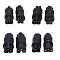 Miniatyrbillede 1 af 4: C6 til C5 lige adapter han til hun adapter C6 til C13 adapter kabel adapter C6 til C15/c6 til C7 kompakt størrelse holdbar c6 to c13
