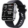 Miniatyrbillede 1 af 5: Bluetooth Fashion Smartwatch, F57l Blodsukkermåling Smartwatch, Non-invasiv Blodsukkertest Smart Watch F R black