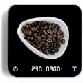 Miniatyrbild 5 av 5: Keramisk Mätkopp, Mätssked, Vattenskopa Verktyg 3-delad Set Kaffebar Tillbehör