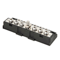 Miniatyrbillede 4 af 5: 100A 32V 12-terminal Power Distribution Block Terminal Bus Bar med Dæksel til 32V DC Lastbiler, Campingvogne, Både