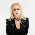 Pikkukuva 2 / 4: Tatuointi Choker Kaulakoru Naisille - Tytöt Punk Goth Choker Kaulakoru, Charmi Musta