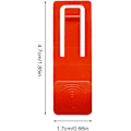 Miniatyrbilde 5 av 5: 6 stk. Surfboard Fin Festesett, 4,7 * 1,7 cm Surfboard Fin Klips, Su_p Fin Utskifting blue