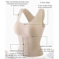 Miniatyrbillede 3 af 5: 3 i 1 Talje-træner BH, Talje-knappet BH Shapewear, Talje-træner Vest til Kvinder Underbryst Korset Kropsformer black m