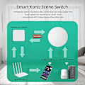 Miniatyrbild 3 av 5: Tuya Zigbee-knapp Smart scenbrytare Multi-scenlänkning Trådlös fjärrkontroll Intelligent smart hem Zigbee-gateway behövs