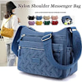Miniatyrbillede 2 af 5: Popularate Taske, Nylon Skuldertaske, Klassisk Luksus Crossbody Taske claret