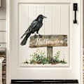 Miniatyrbilde 1 av 5: Halloween-dekorasjoner Halloween Engelsk Slogan Soverom Studie Dørklistremerker Bakgrunnsdekorasjon Veggklistremerker