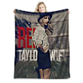 Miniatyrbild 1 av 5: Berömd sångare flanellfilt Taylor Swift presentfilt luftkonditioneringsfilt napfilt täcke kändisfilt 70*100cm