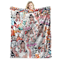 Miniatyrbild 1 av 5: Känd sångare flanellfilt Taylor Swift presentfilt luftkonditioneringsfilt napfilt täcke kändisfilt 150*200cm