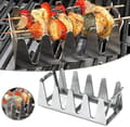 BBQ Rescher Bavarisk Grillställ, Robust Rostfritt Stål, Perfekt Vinkel